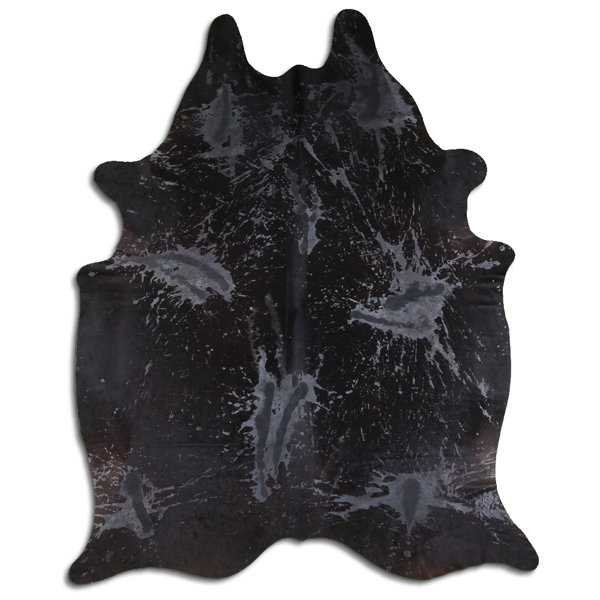 Foundry Select Fix Handmade Cowhide Gray Rug Wayfair